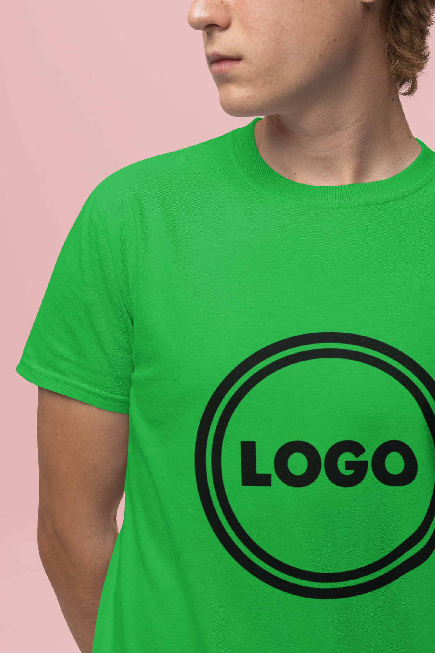 Custom Logo T-Shirt – 100% Cotton | Personalized Tee | Ships in 24 Hours