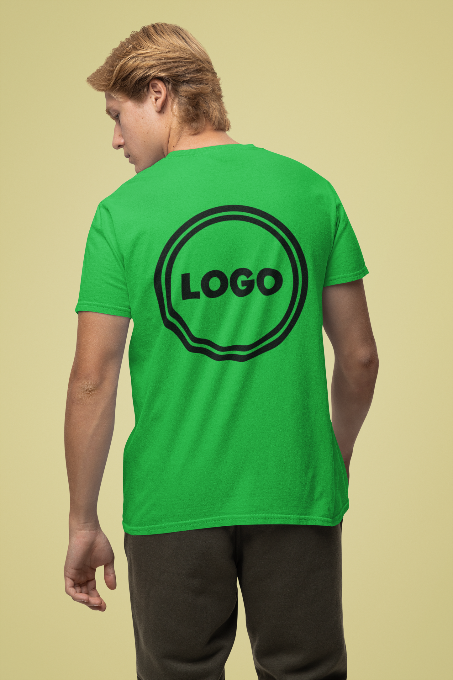 Custom Logo T-Shirt – 100% Cotton | Personalized Tee | Ships in 24 Hours
