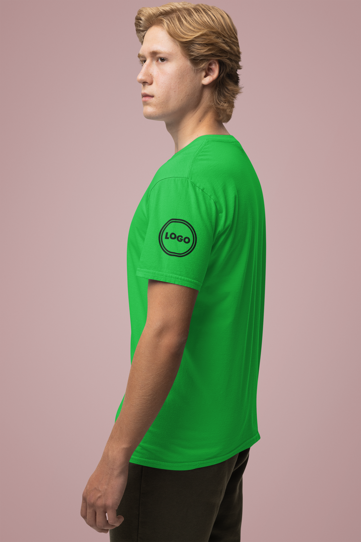 Custom Logo T-Shirt – 100% Cotton | Personalized Tee | Ships in 24 Hours