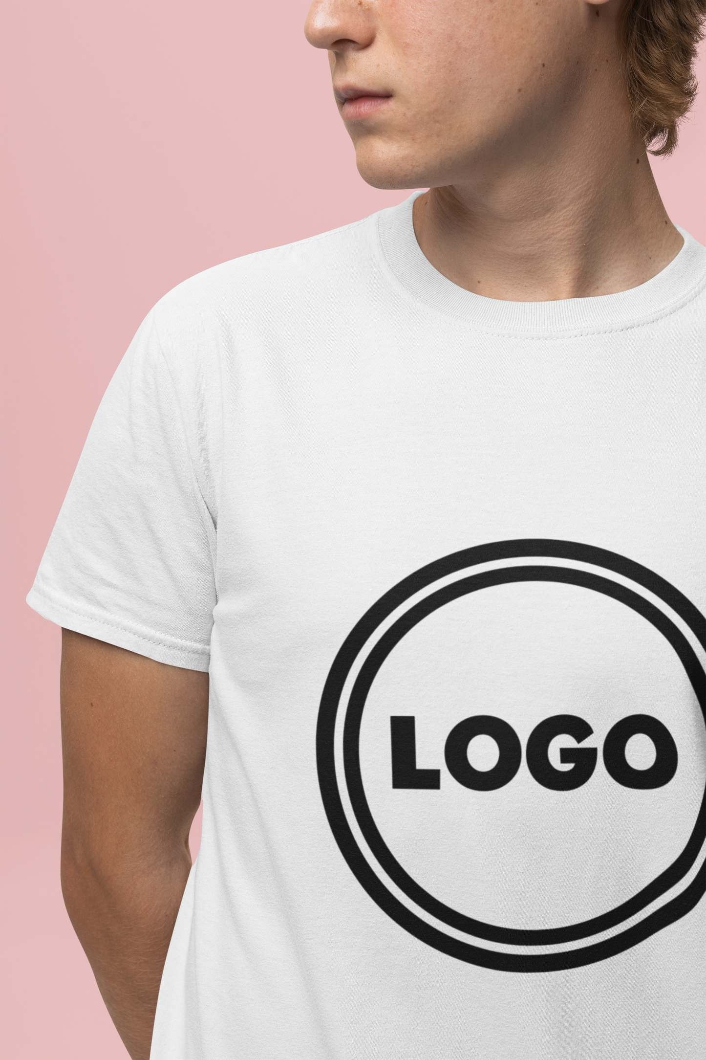 Custom Logo T-Shirt – 100% Cotton | Personalized Tee | Ships in 24 Hours