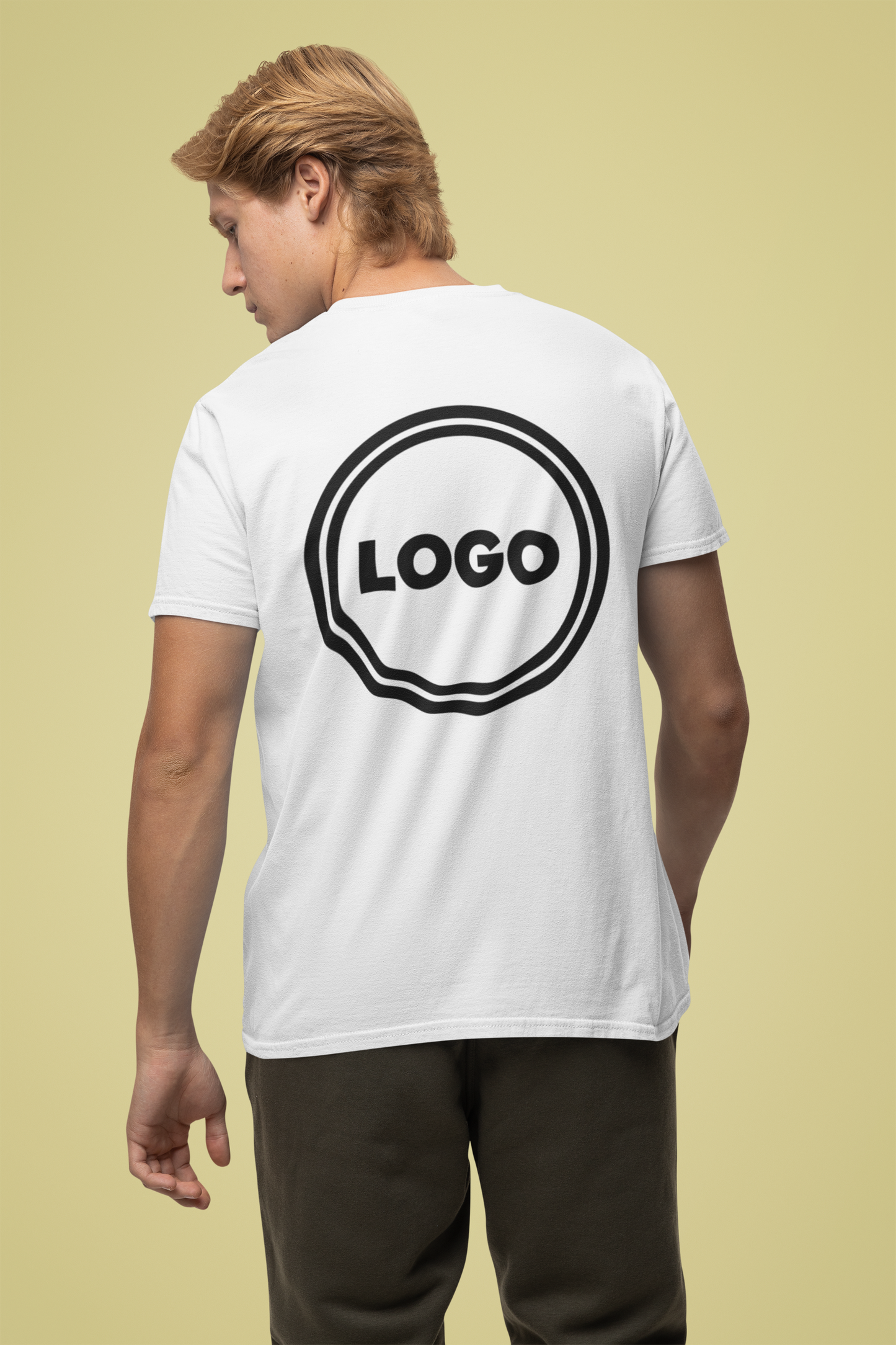 Custom Logo T-Shirt – 100% Cotton | Personalized Tee | Ships in 24 Hours