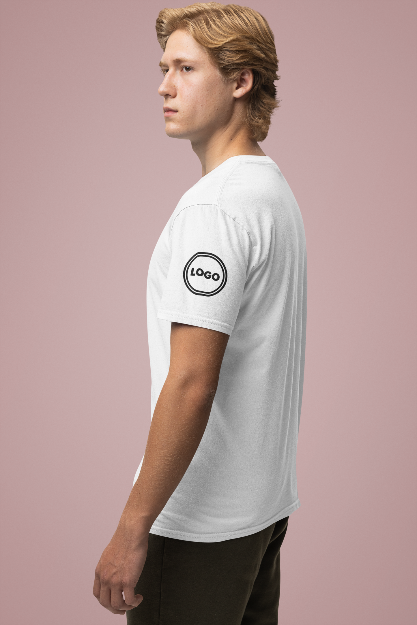 Custom Logo T-Shirt – 100% Cotton | Personalized Tee | Ships in 24 Hours