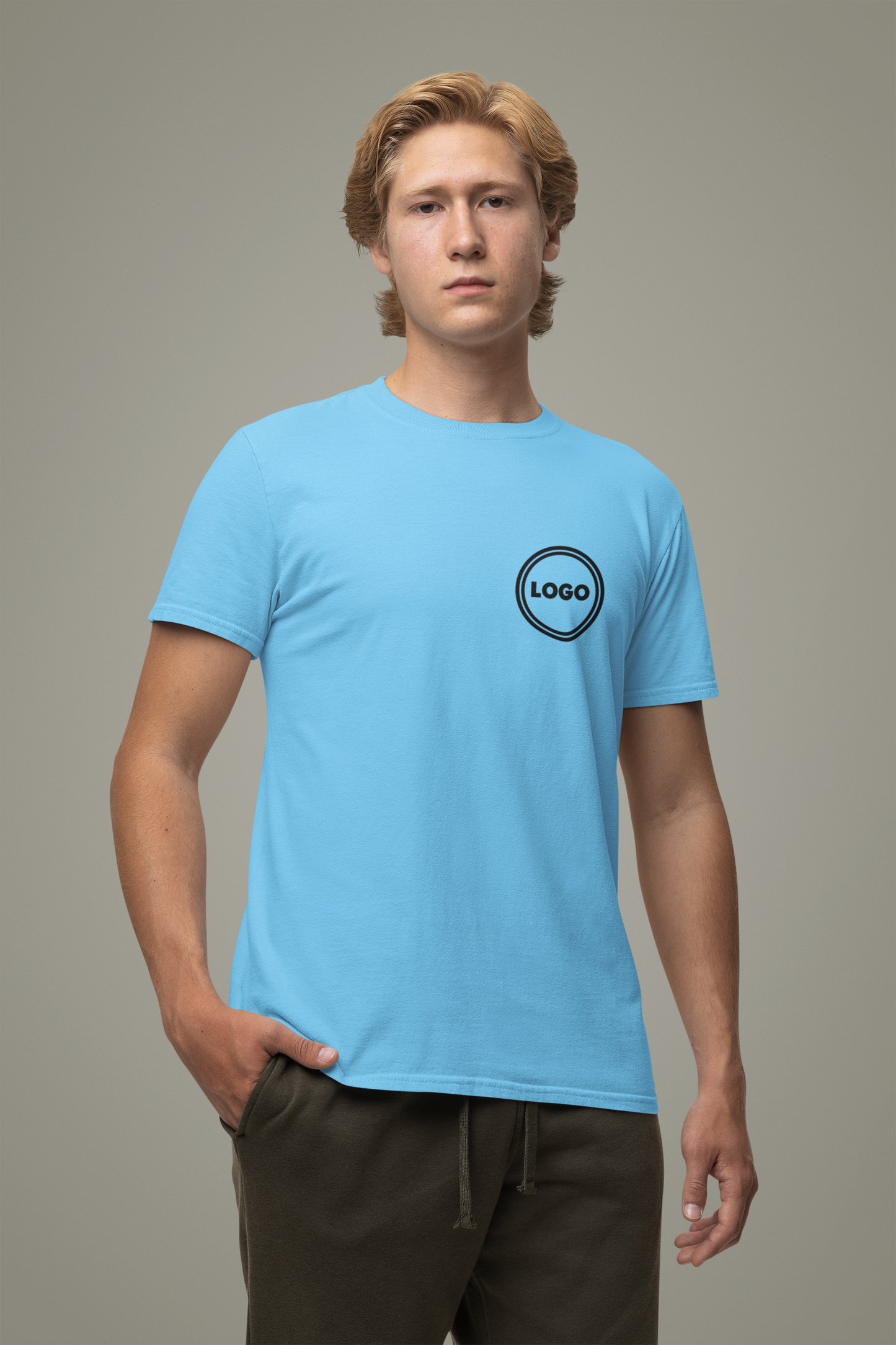 Custom Logo T-Shirt – 100% Cotton | Personalized Tee | Ships in 24 Hours