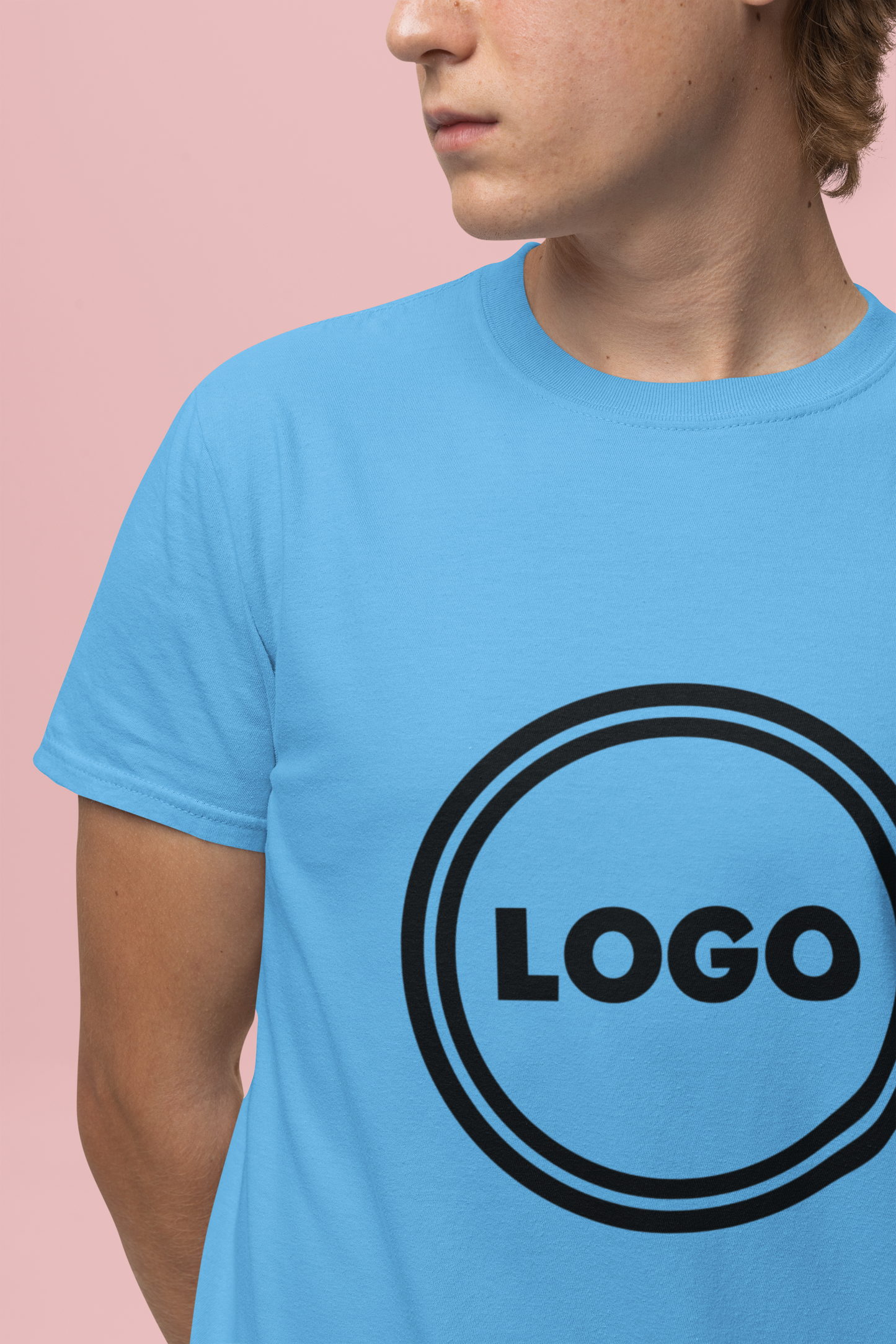 Custom Logo T-Shirt – 100% Cotton | Personalized Tee | Ships in 24 Hours