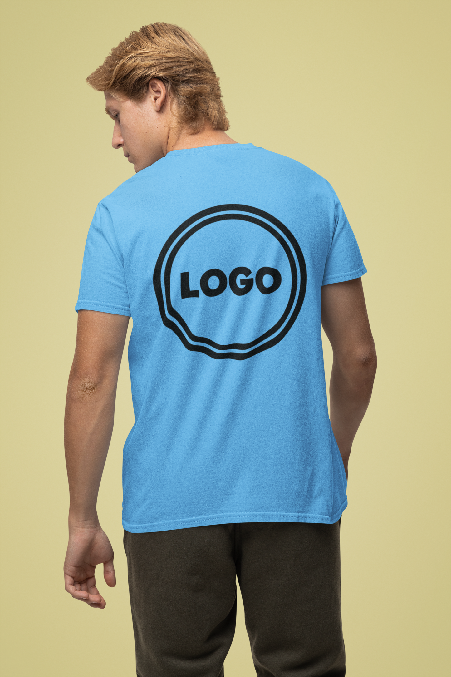 Custom Logo T-Shirt – 100% Cotton | Personalized Tee | Ships in 24 Hours