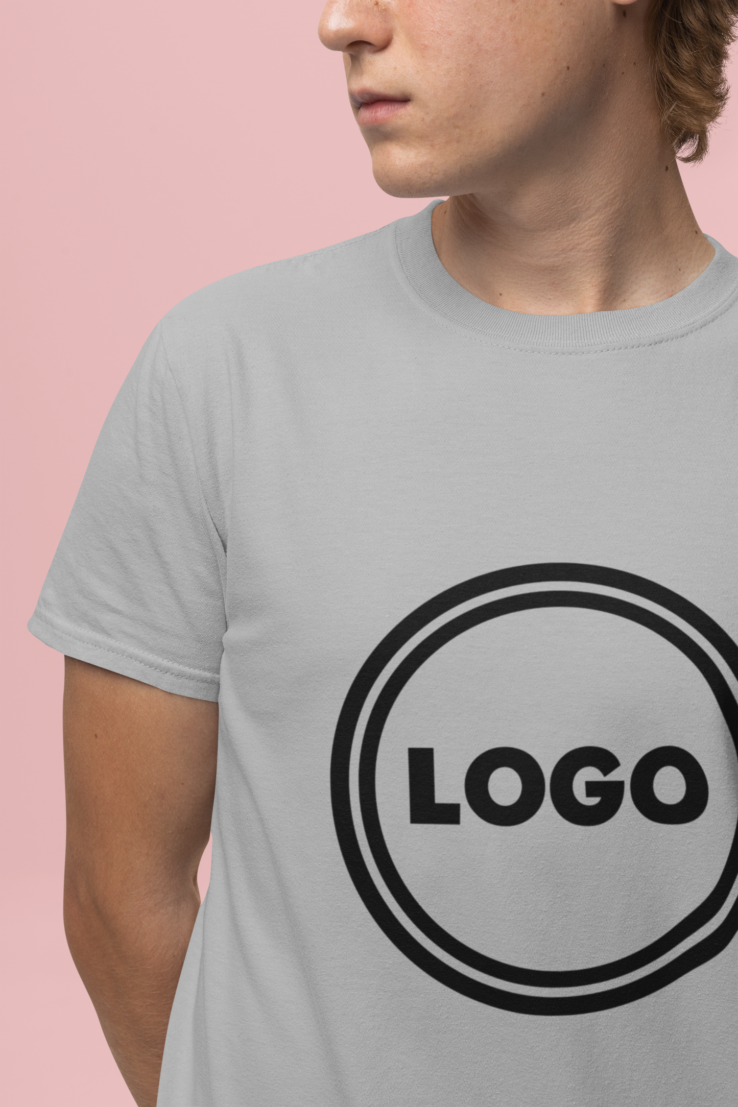 Custom Logo T-Shirt – 100% Cotton | Personalized Tee | Ships in 24 Hours