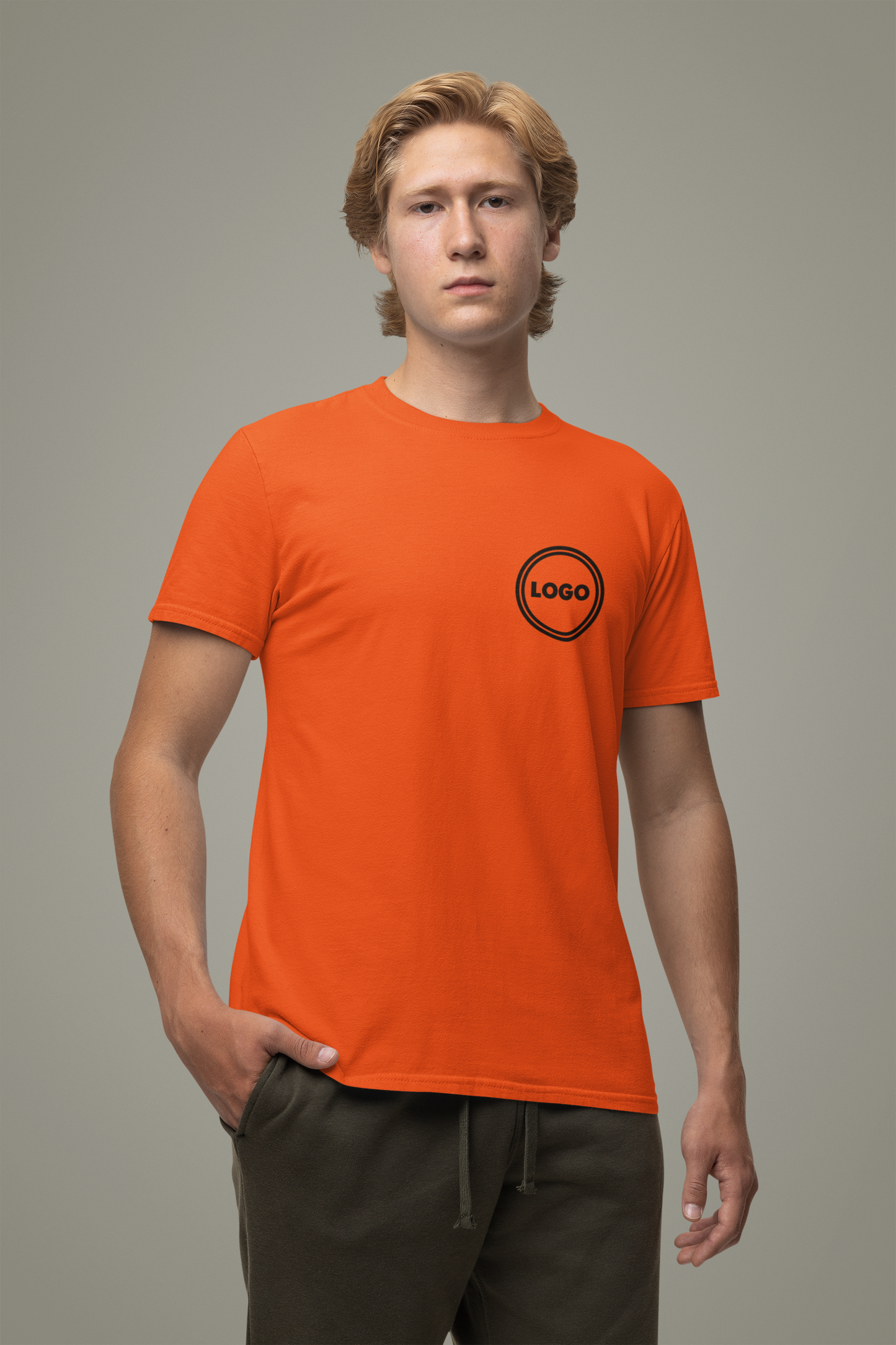 Custom Logo T-Shirt – 100% Cotton | Personalized Tee | Ships in 24 Hours