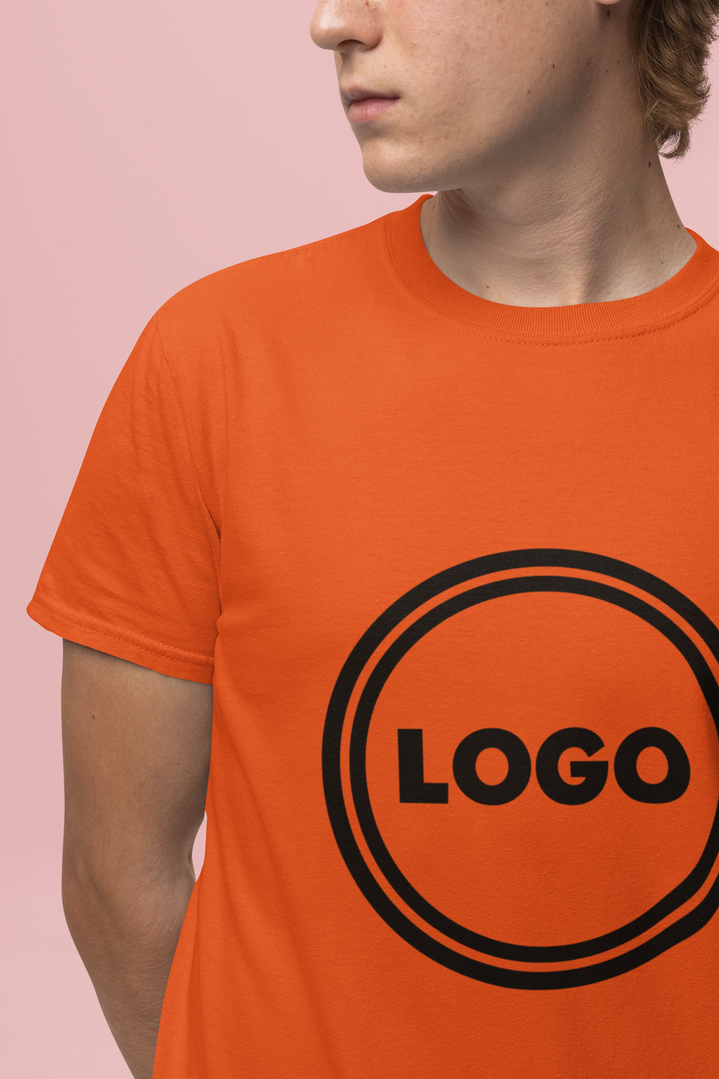 Custom Logo T-Shirt – 100% Cotton | Personalized Tee | Ships in 24 Hours