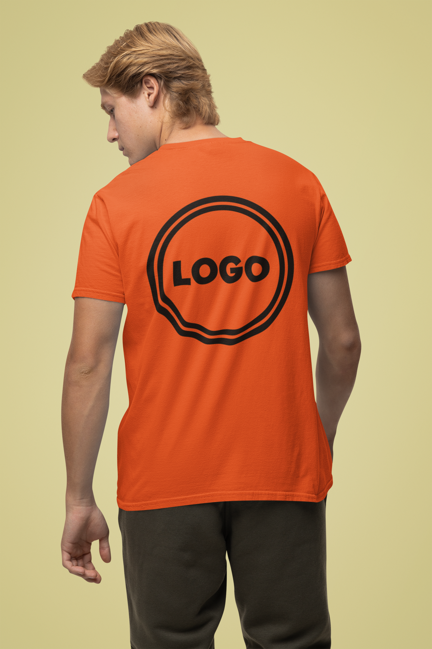 Custom Logo T-Shirt – 100% Cotton | Personalized Tee | Ships in 24 Hours
