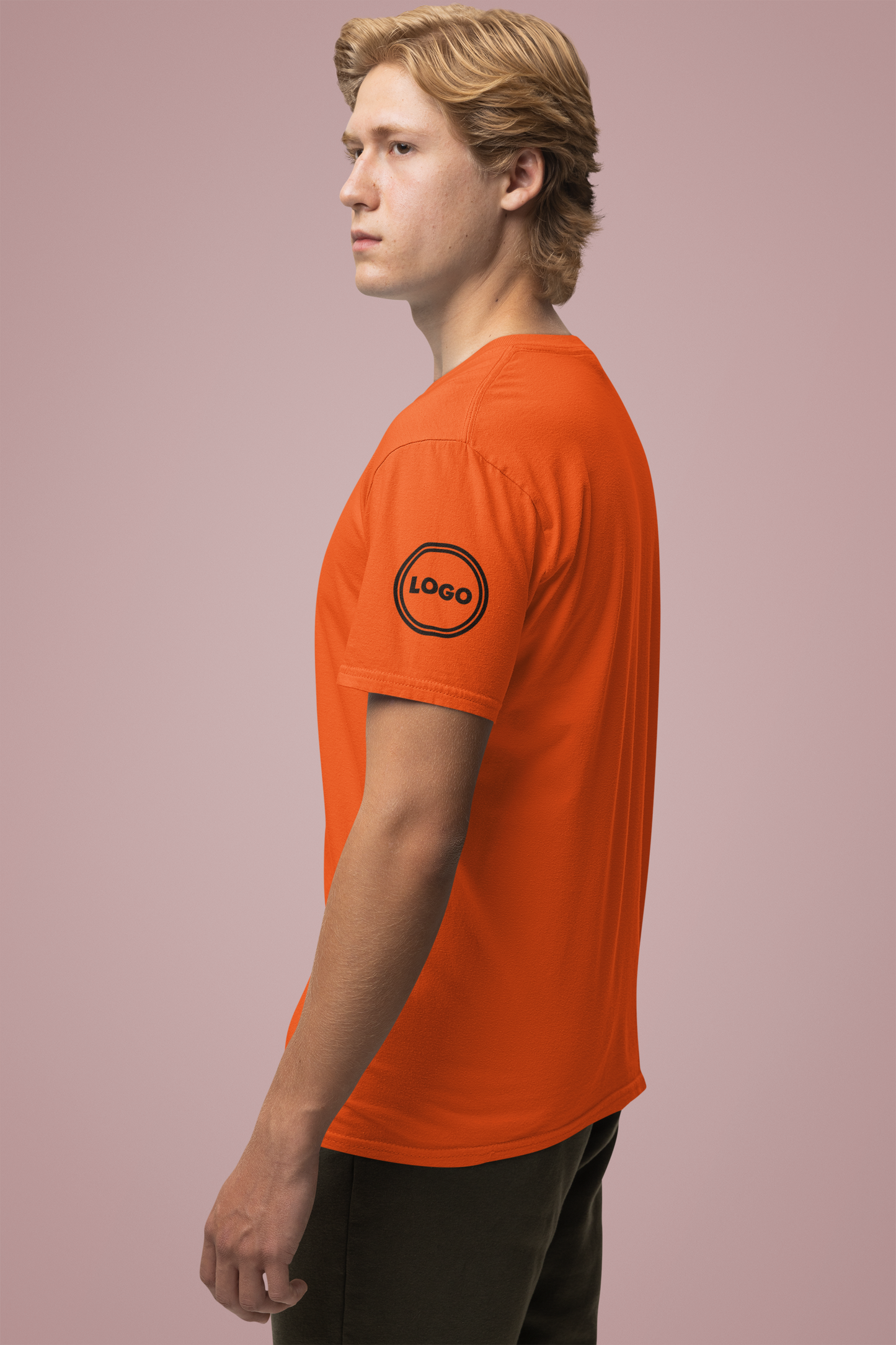 Custom Logo T-Shirt – 100% Cotton | Personalized Tee | Ships in 24 Hours