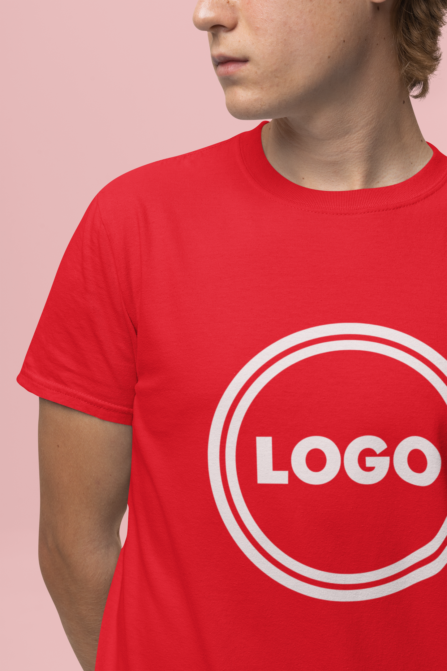 Custom Logo T-Shirt – 100% Cotton | Personalized Tee | Ships in 24 Hours