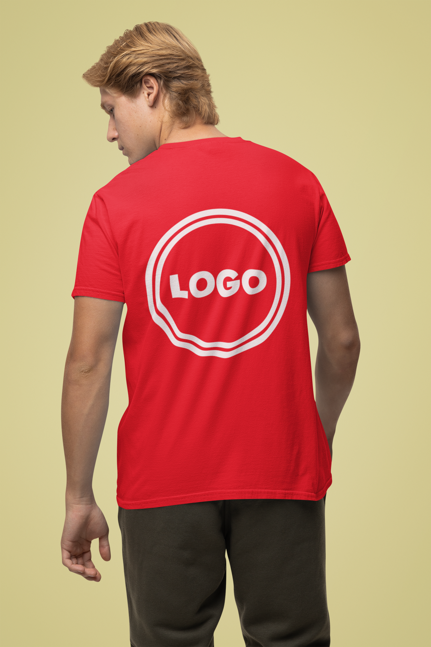 Custom Logo T-Shirt – 100% Cotton | Personalized Tee | Ships in 24 Hours