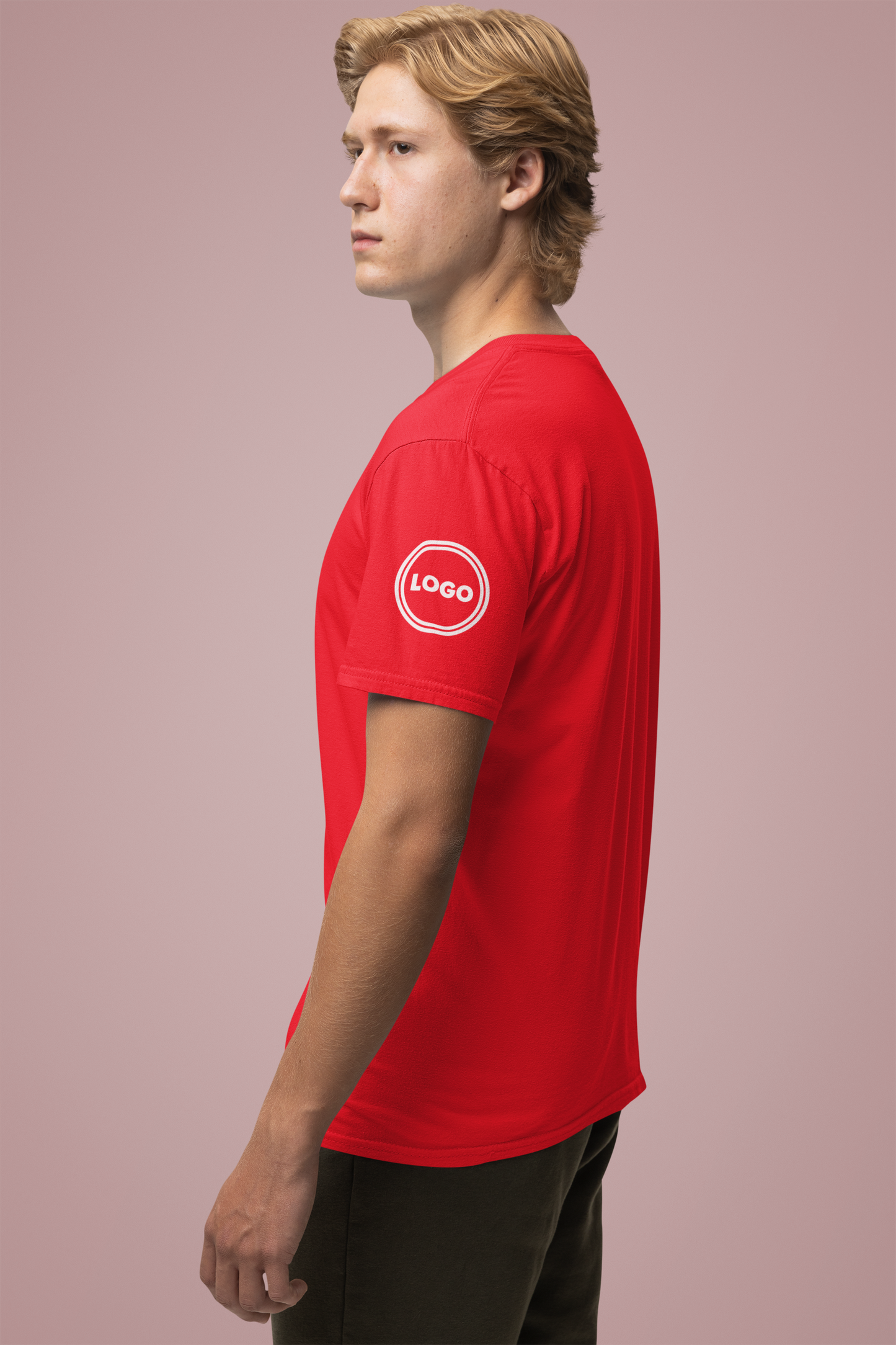 Custom Logo T-Shirt – 100% Cotton | Personalized Tee | Ships in 24 Hours