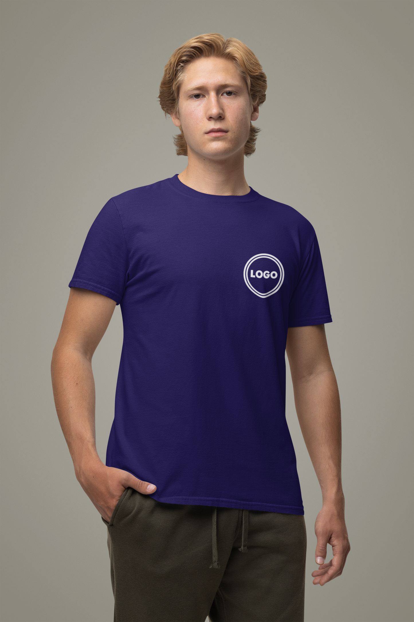 Custom Logo T-Shirt – 100% Cotton | Personalized Tee | Ships in 24 Hours