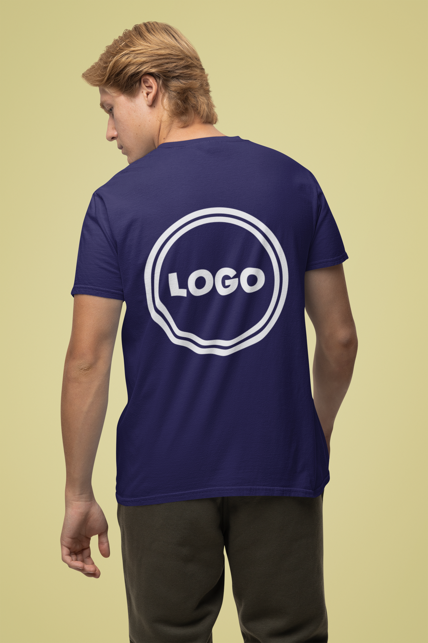 Custom Logo T-Shirt – 100% Cotton | Personalized Tee | Ships in 24 Hours