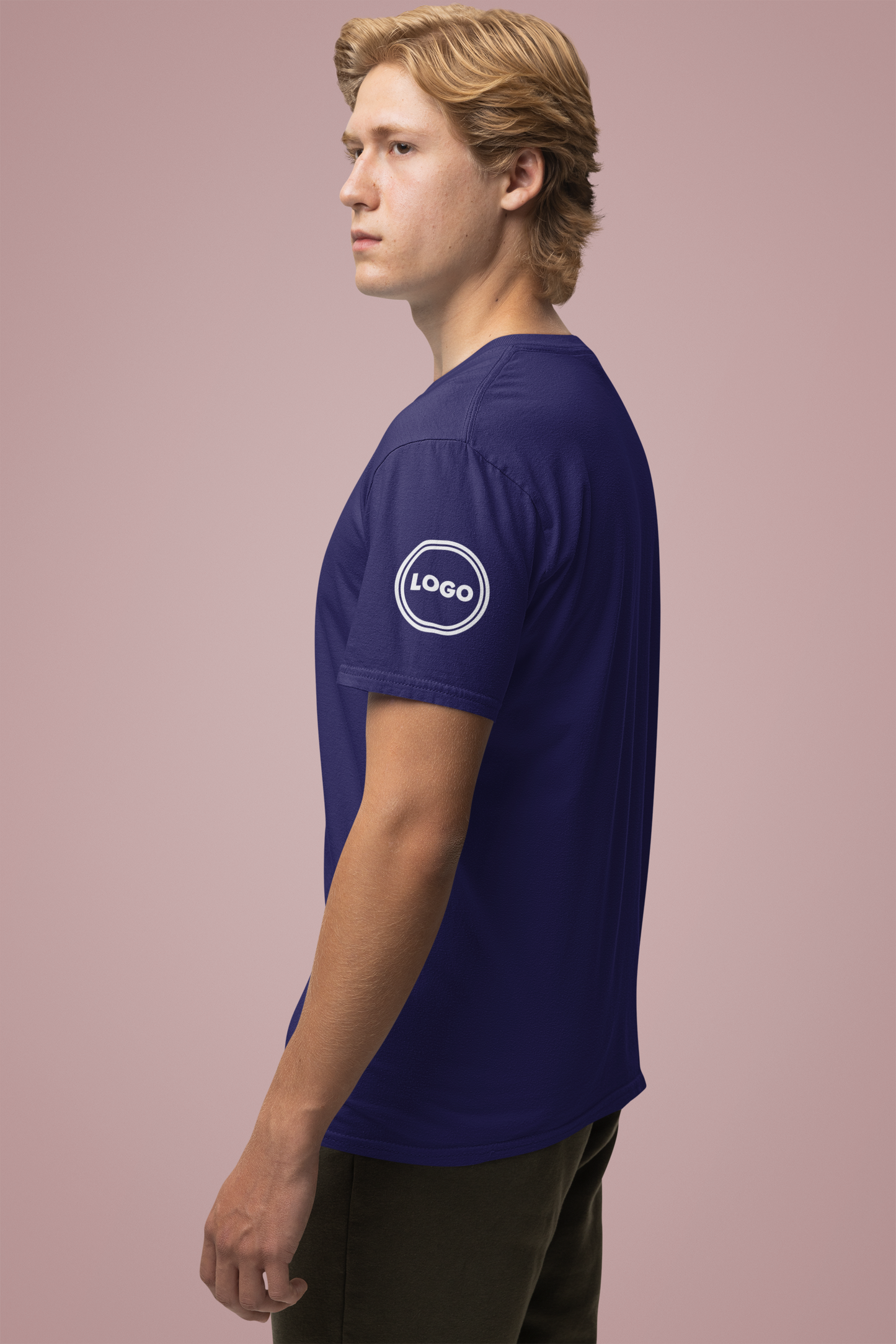 Custom Logo T-Shirt – 100% Cotton | Personalized Tee | Ships in 24 Hours
