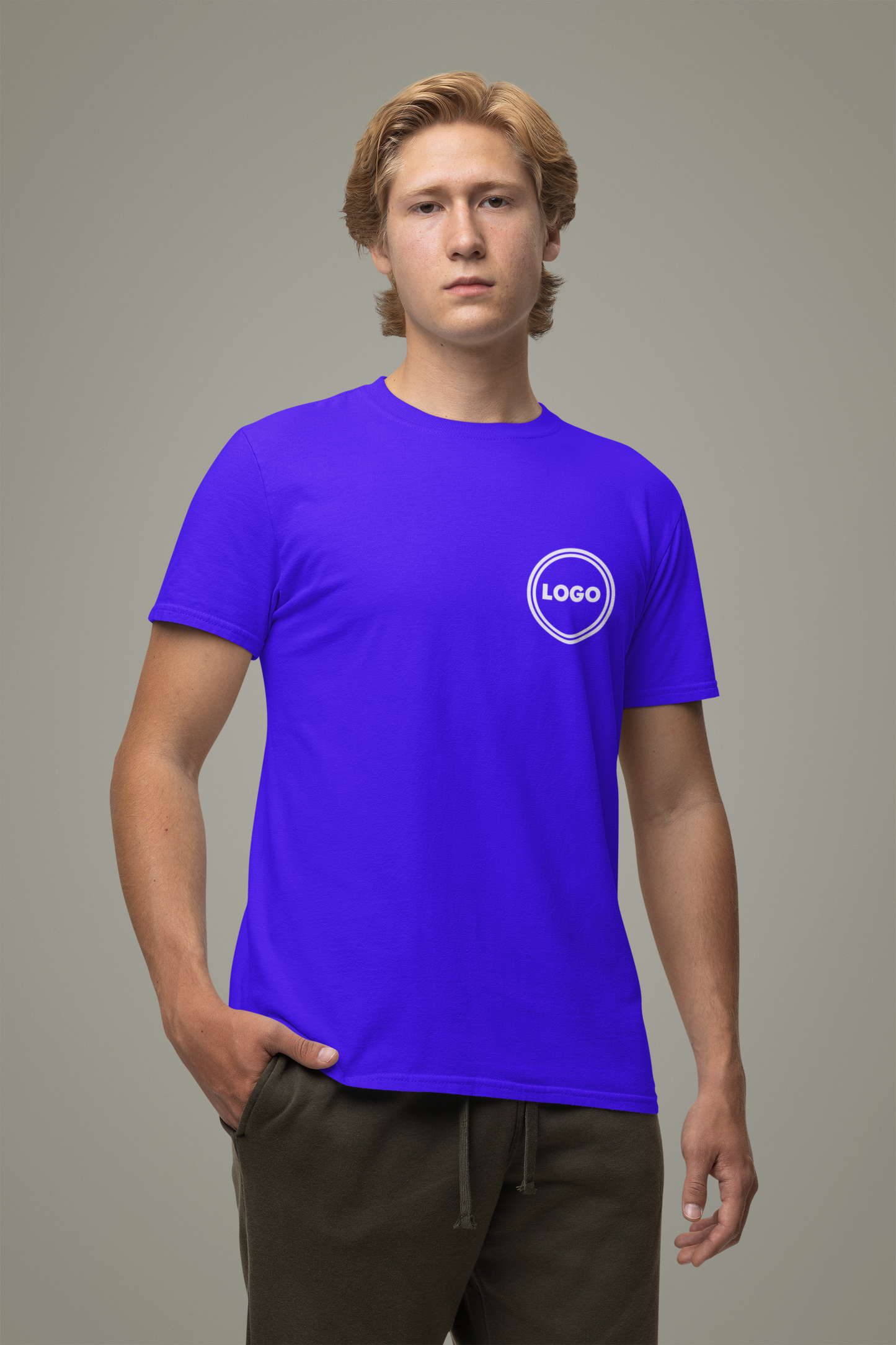 Custom Logo T-Shirt – 100% Cotton | Personalized Tee | Ships in 24 Hours