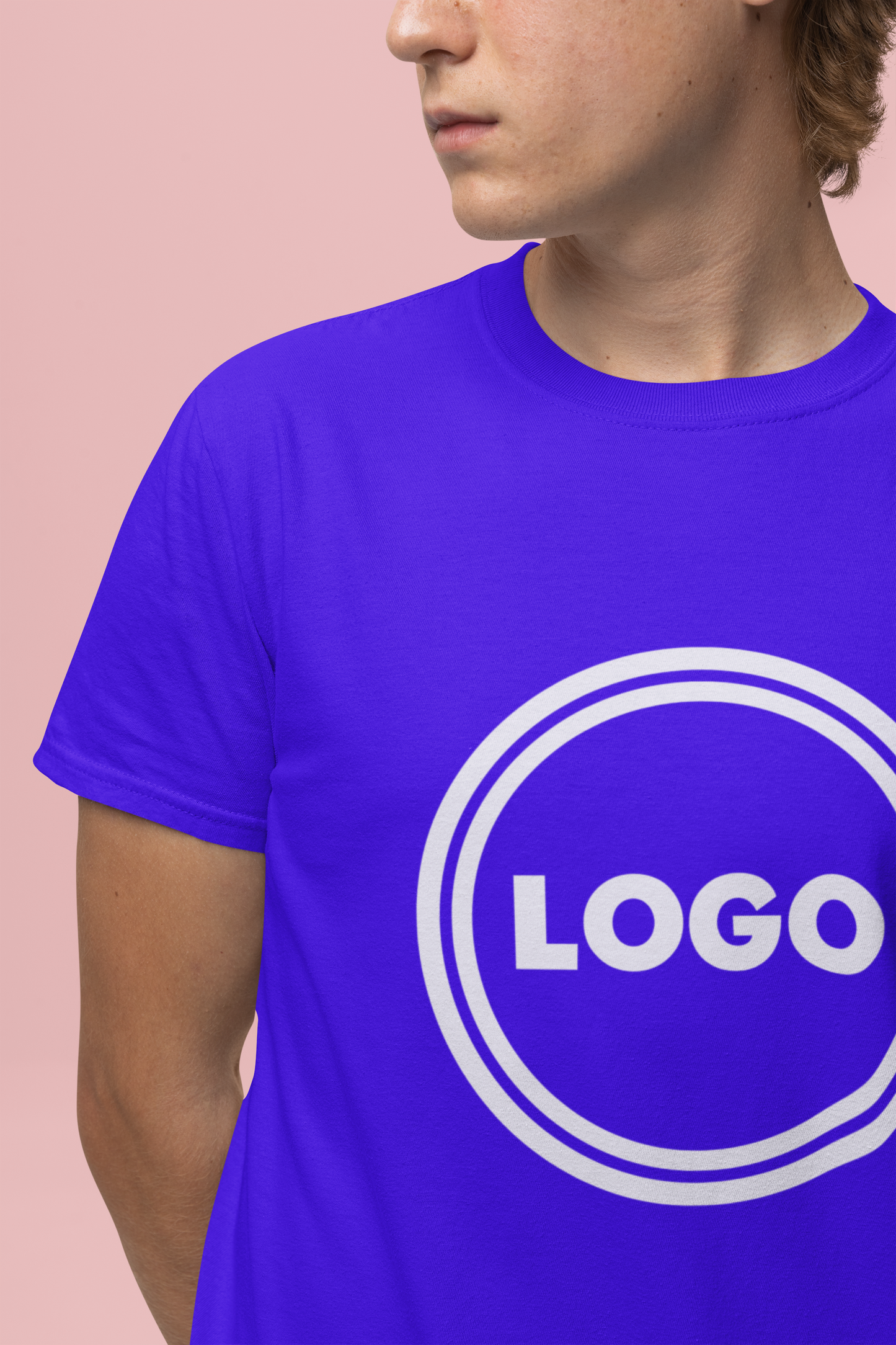 Custom Logo T-Shirt – 100% Cotton | Personalized Tee | Ships in 24 Hours