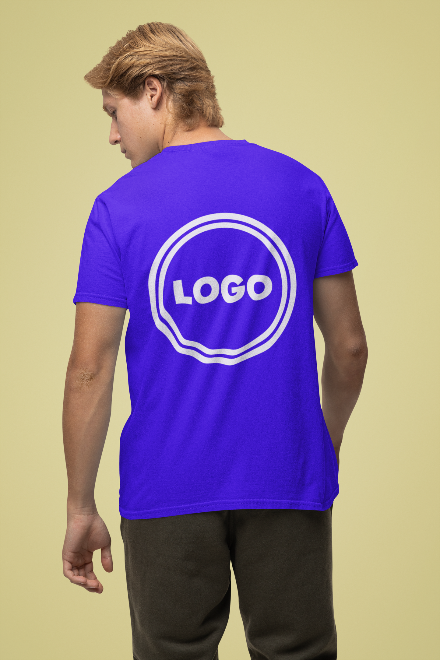 Custom Logo T-Shirt – 100% Cotton | Personalized Tee | Ships in 24 Hours