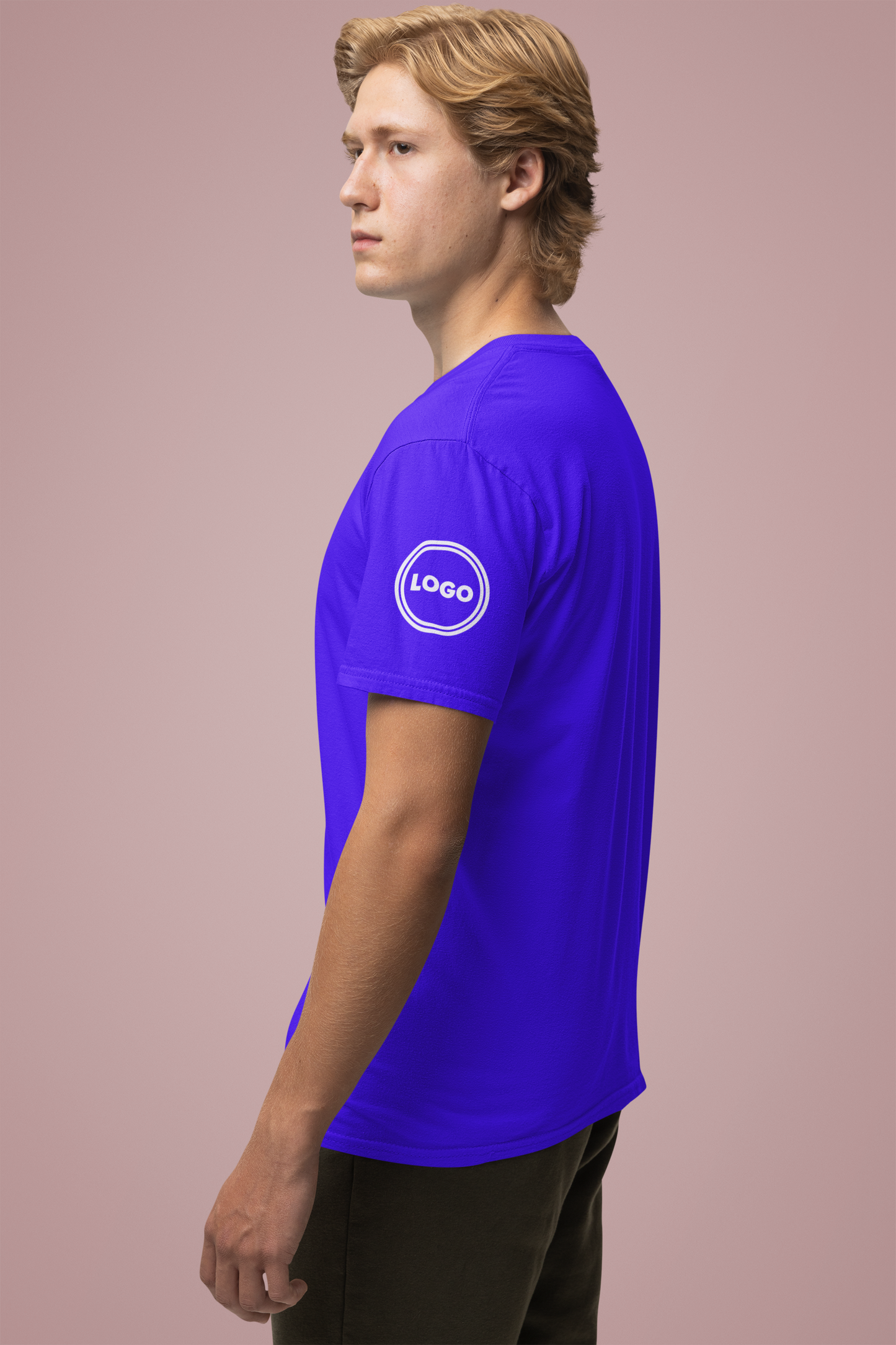 Custom Logo T-Shirt – 100% Cotton | Personalized Tee | Ships in 24 Hours