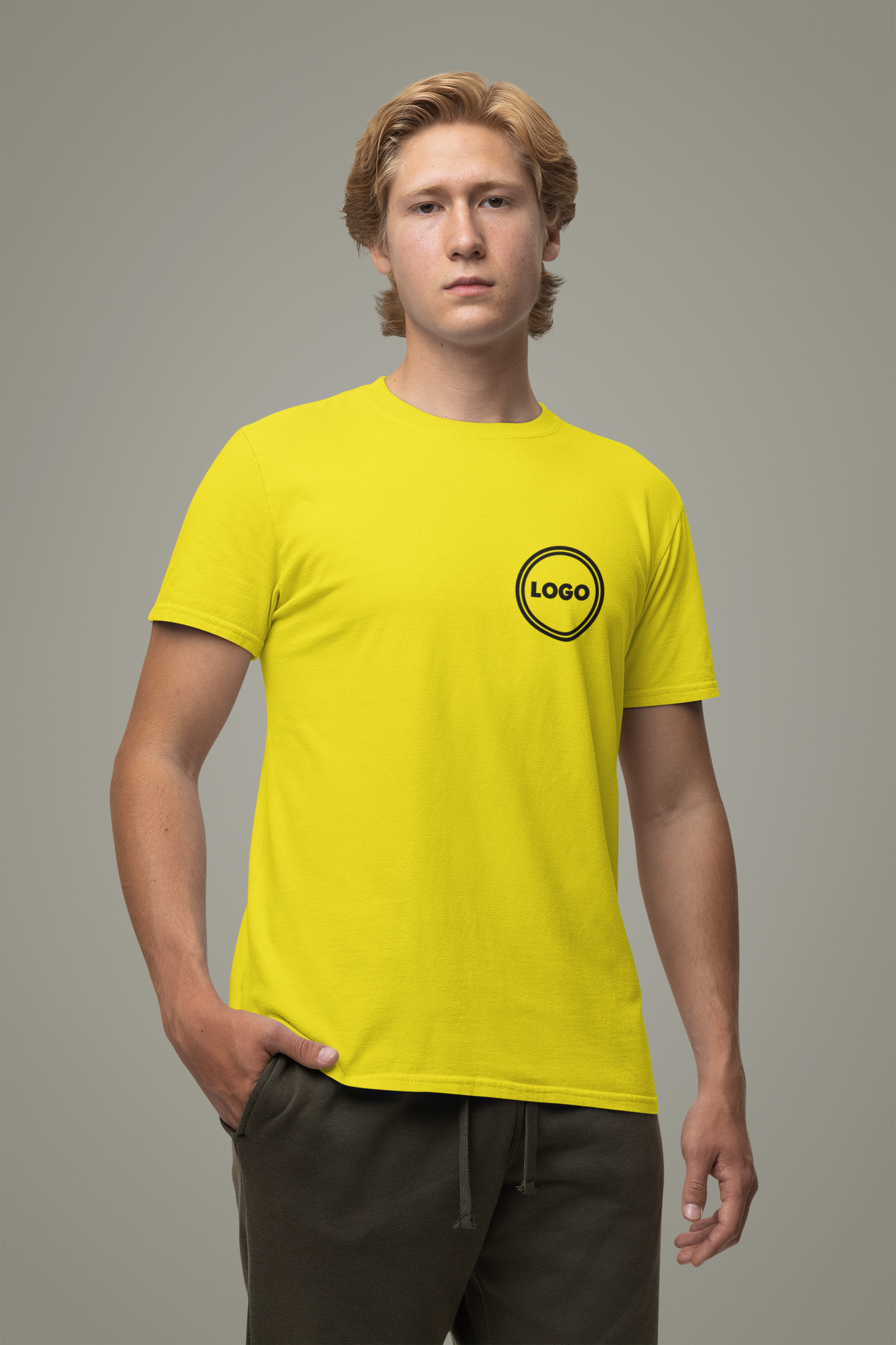 Custom Logo T-Shirt – 100% Cotton | Personalized Tee | Ships in 24 Hours