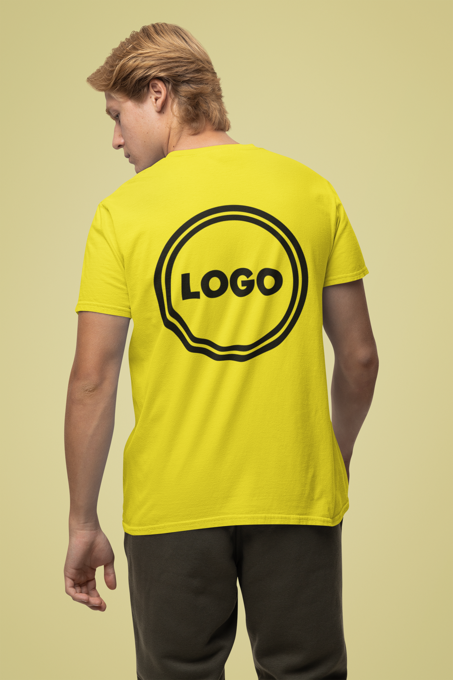 Custom Logo T-Shirt – 100% Cotton | Personalized Tee | Ships in 24 Hours