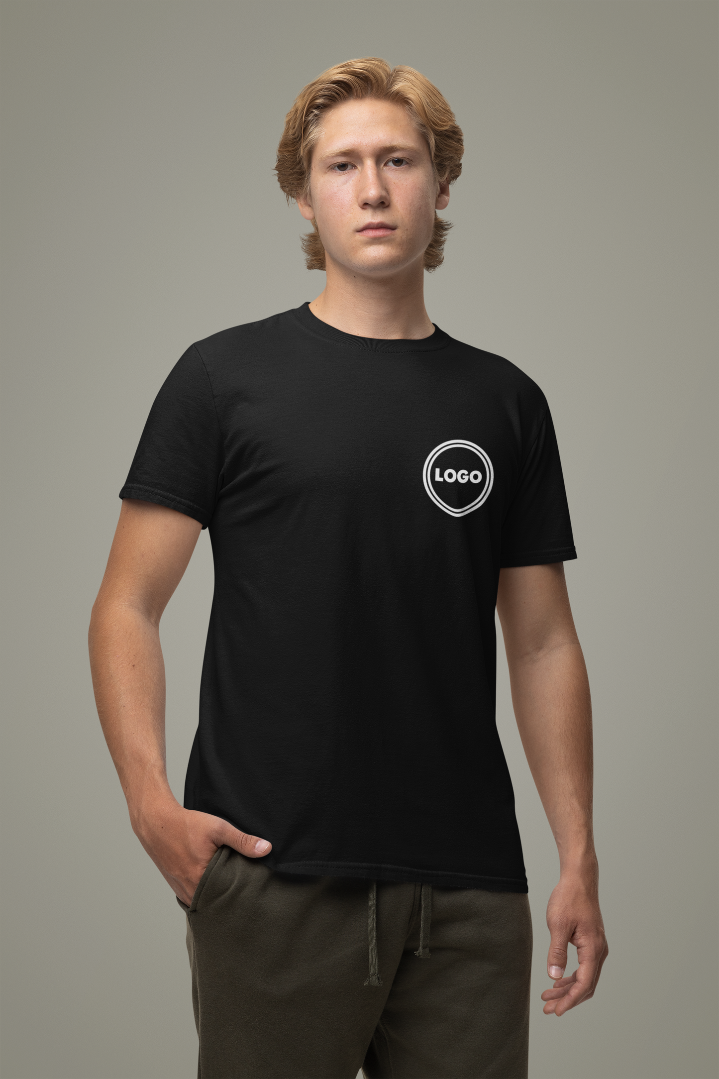 Custom Logo T-Shirt – 100% Cotton | Personalized Tee | Ships in 24 Hours