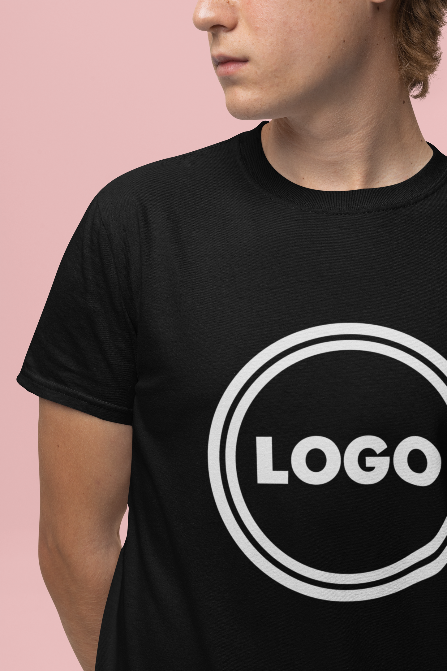 Custom Logo T-Shirt – 100% Cotton | Personalized Tee | Ships in 24 Hours