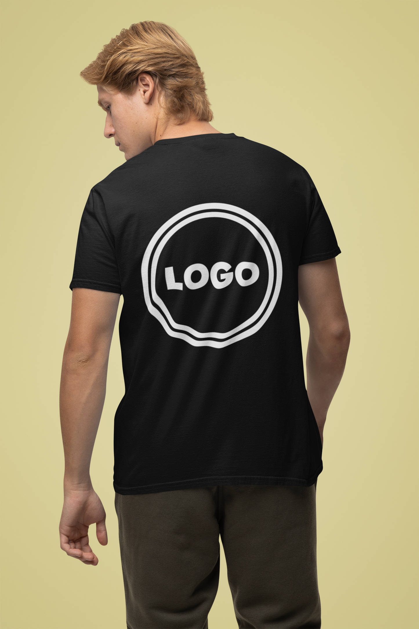 Custom Logo T-Shirt – 100% Cotton | Personalized Tee | Ships in 24 Hours