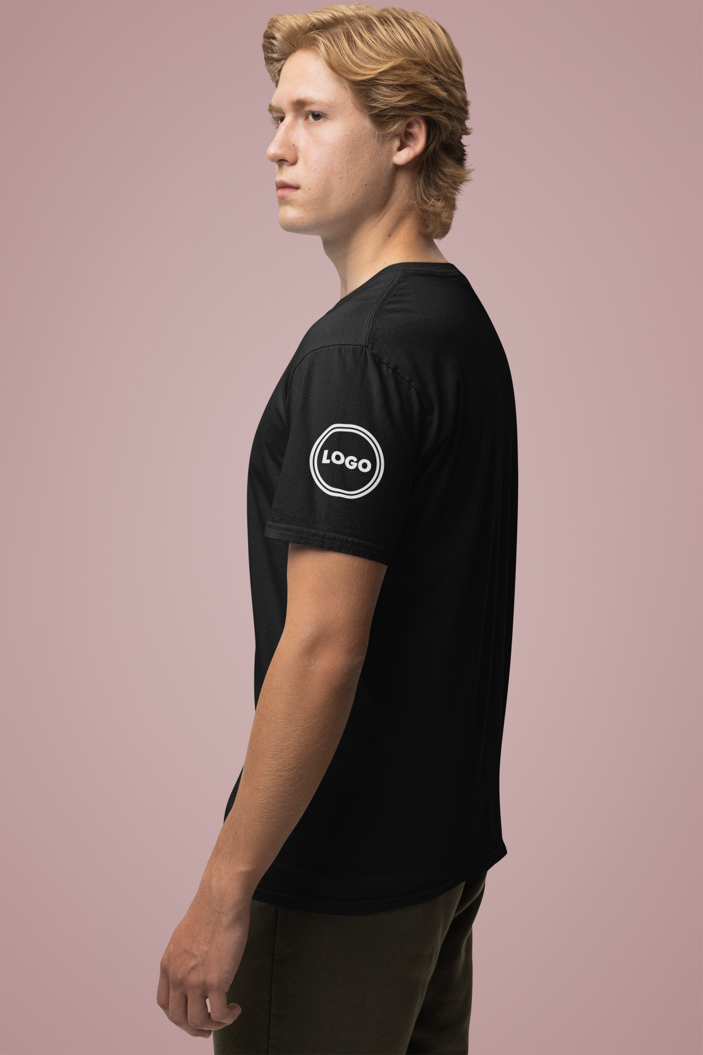 Custom Logo T-Shirt – 100% Cotton | Personalized Tee | Ships in 24 Hours
