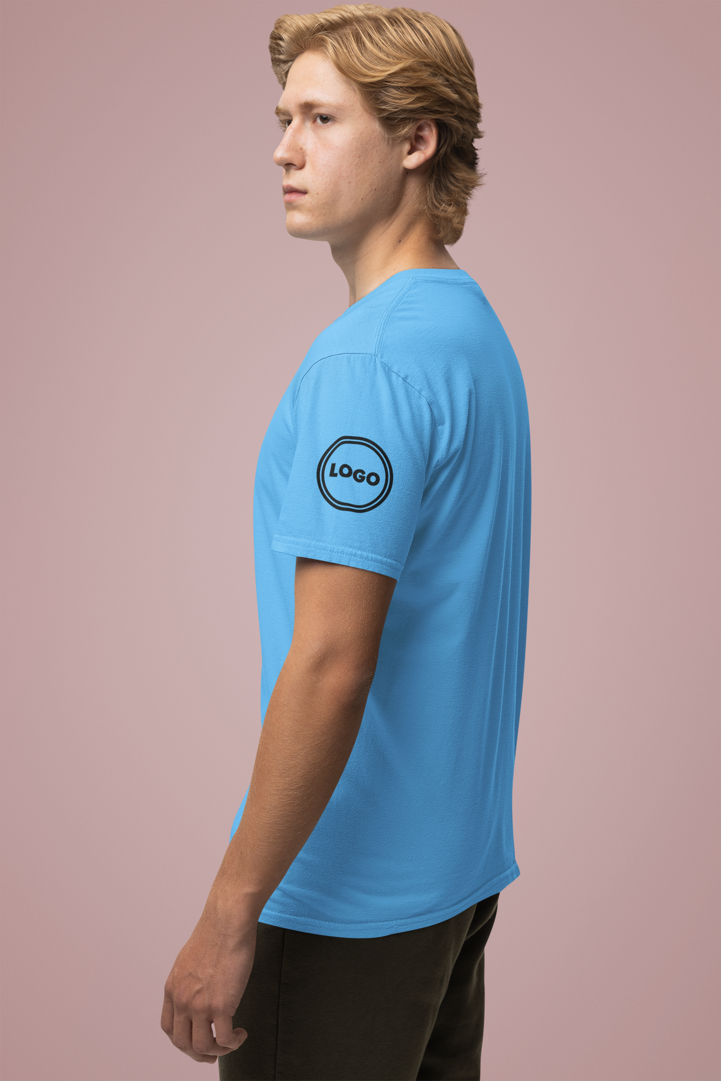 Custom Logo T-Shirt – 100% Cotton | Personalized Tee | Ships in 24 Hours