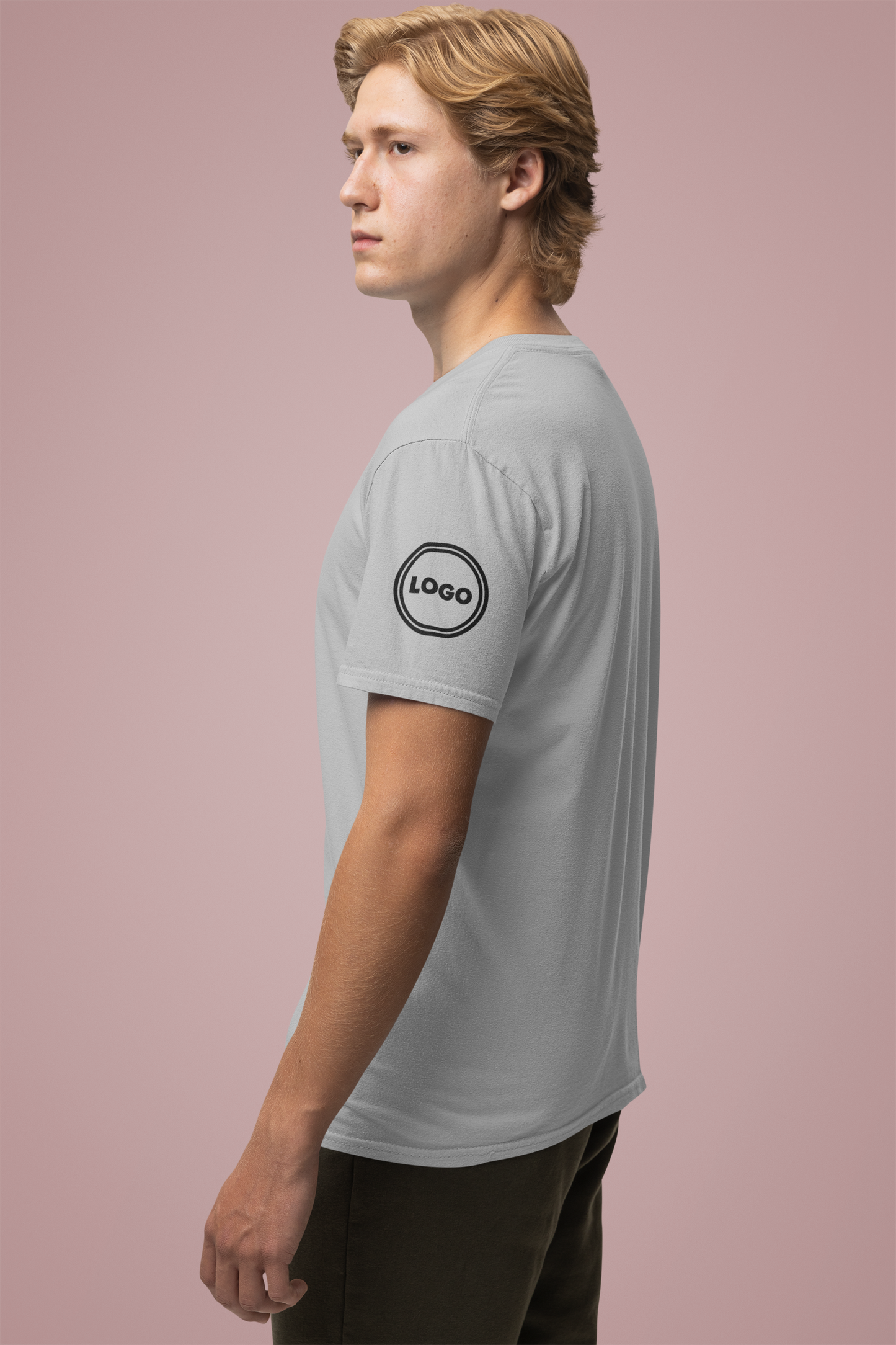 Custom Logo T-Shirt – 100% Cotton | Personalized Tee | Ships in 24 Hours