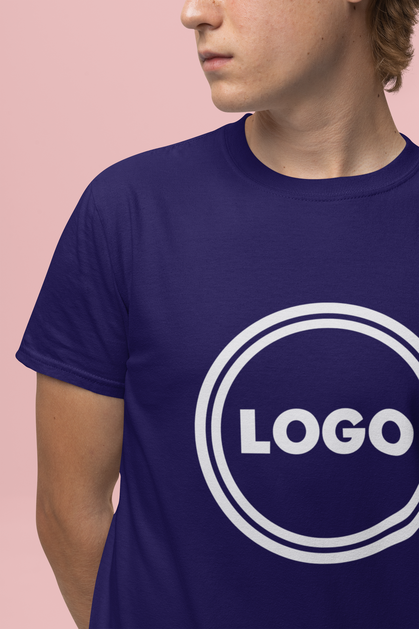 Custom Logo T-Shirt – 100% Cotton | Personalized Tee | Ships in 24 Hours